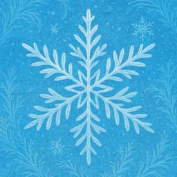 Cheerful snowflakes