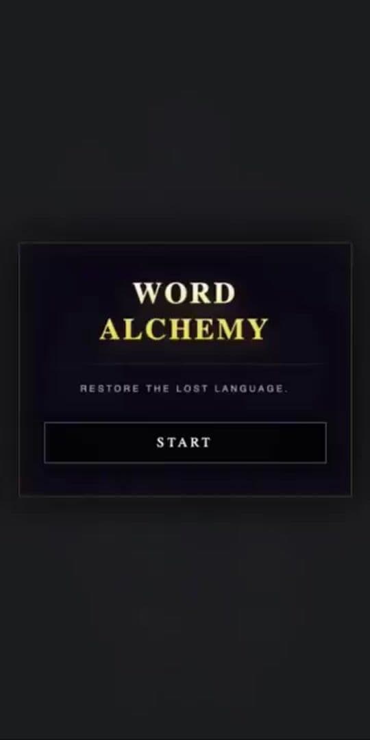 WORD ALCHEMY